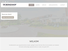 Tablet Screenshot of deberkenhof.nl